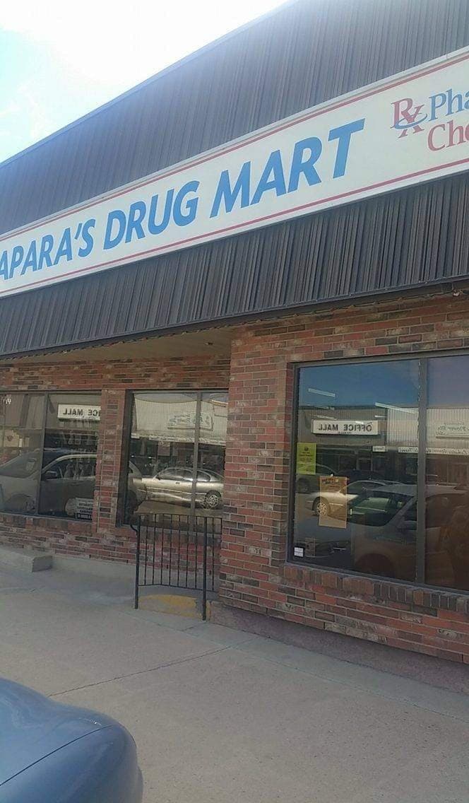 Sapara's Drug Mart (photo: Brookszi, via Google)