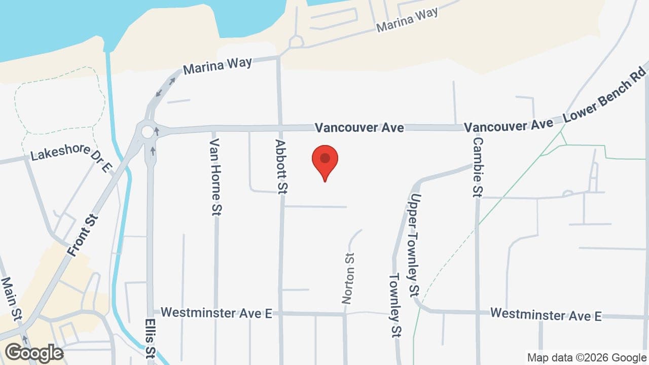 Map: Penticton Senior Citizens & Veterans Housing & Recreation So