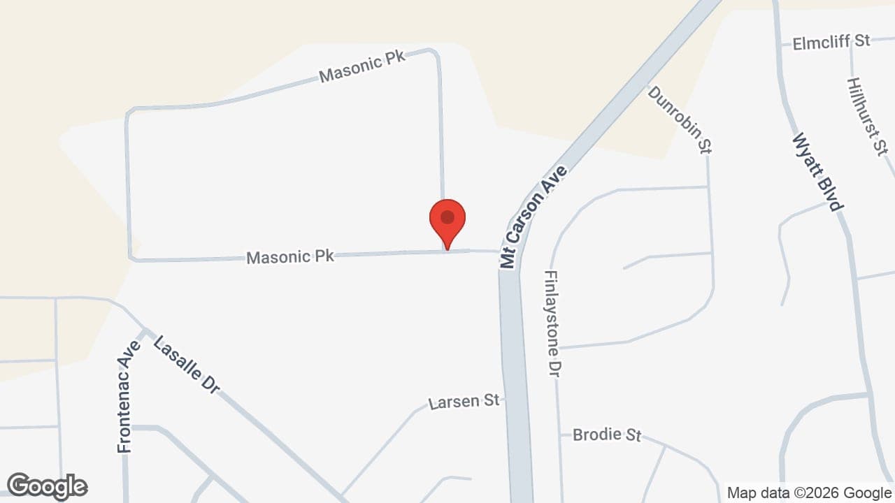 Map: Masonic Park Nursing Home