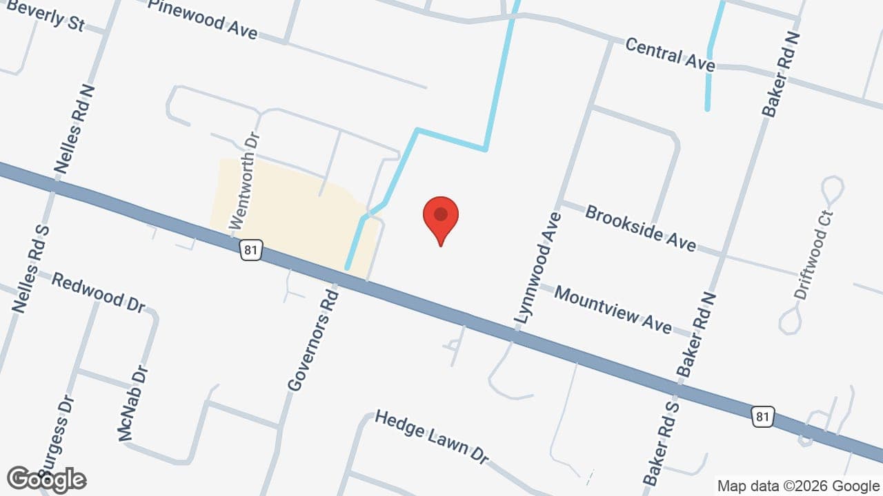 Map: Niagara West Palliative Care Team