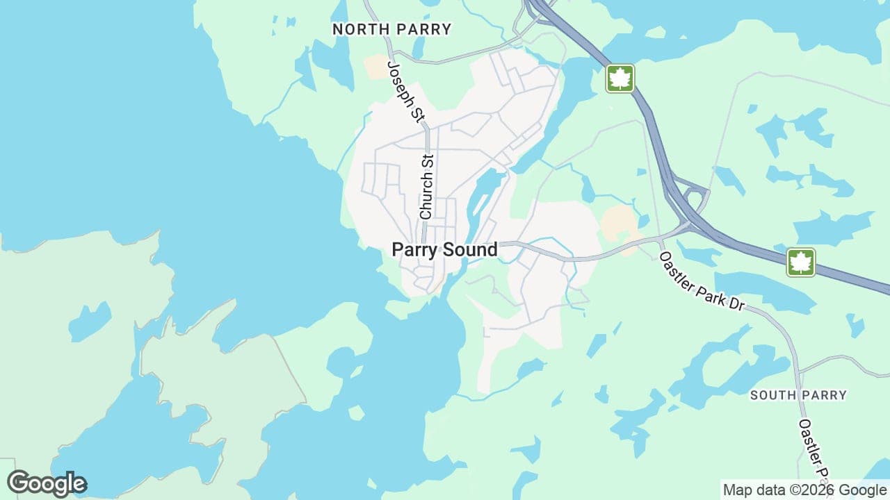 Map: Parry Sound