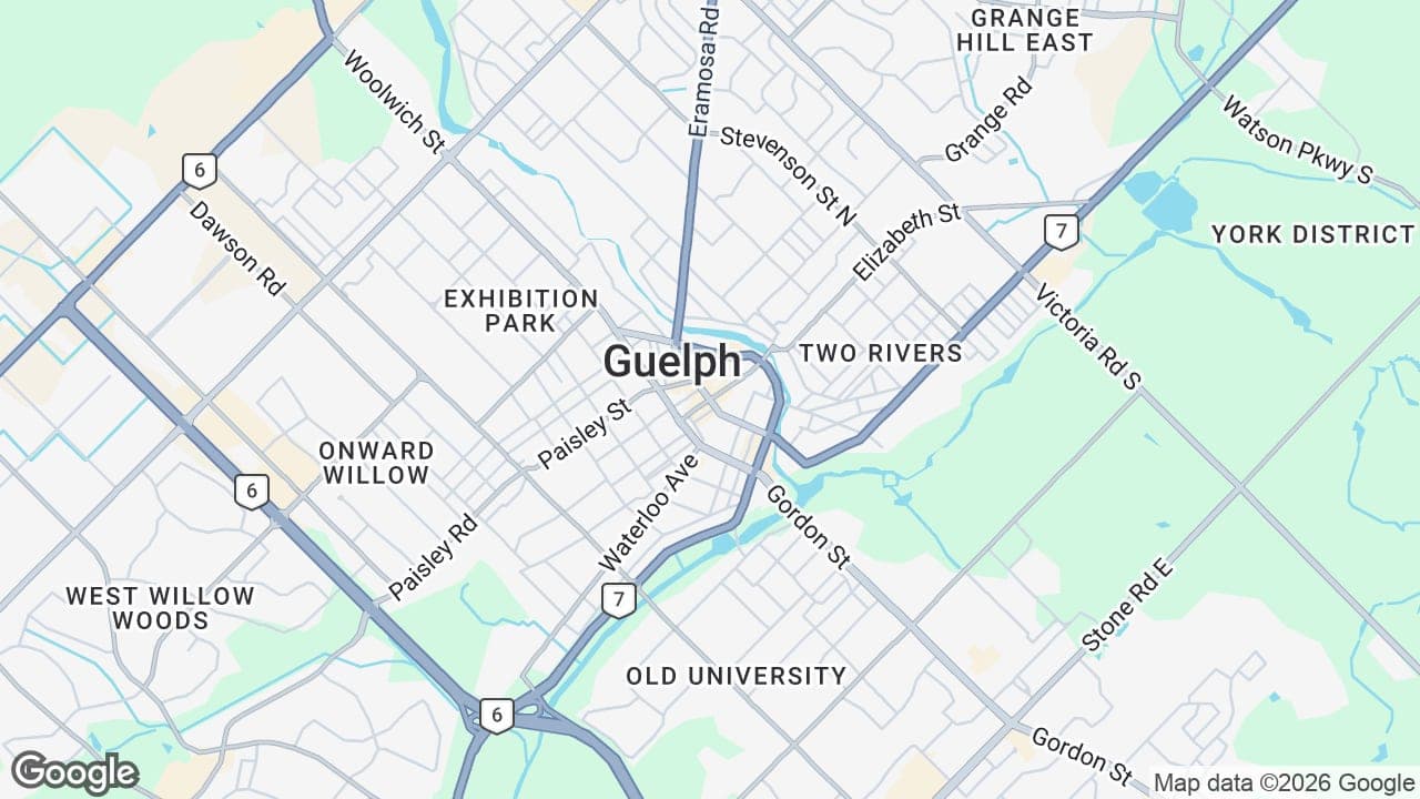 Map: Guelph