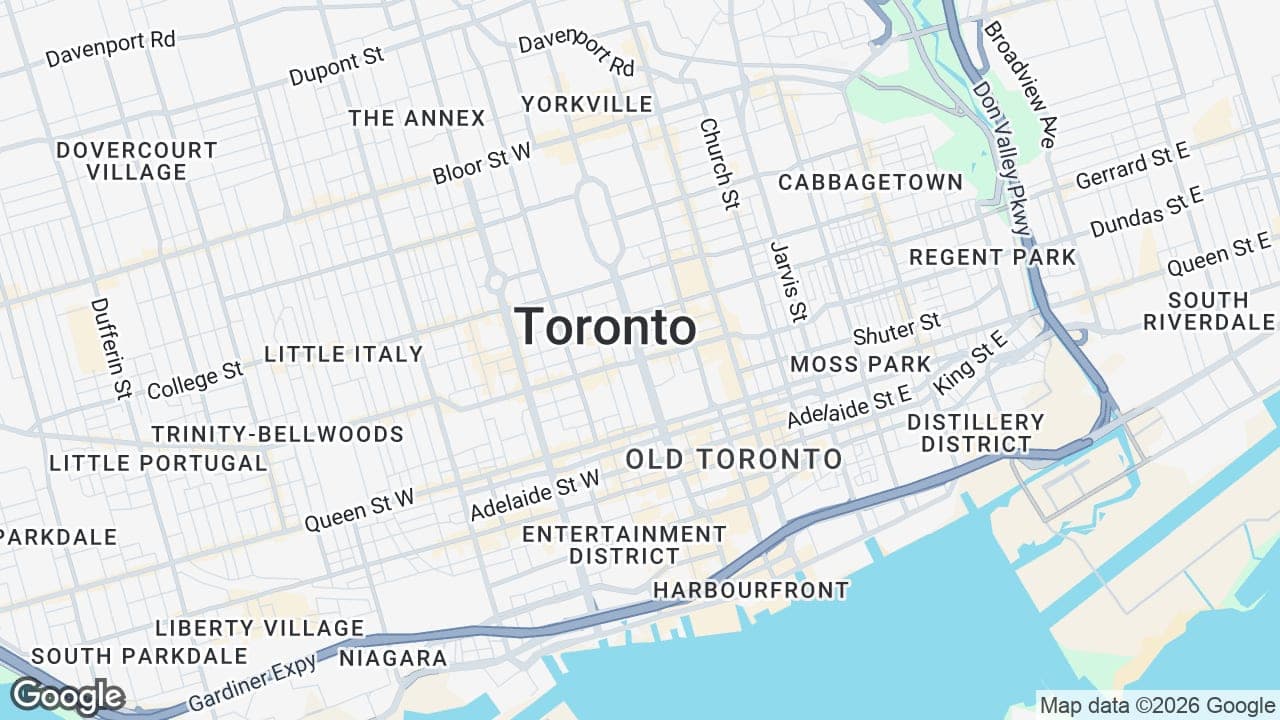 Map: Toronto