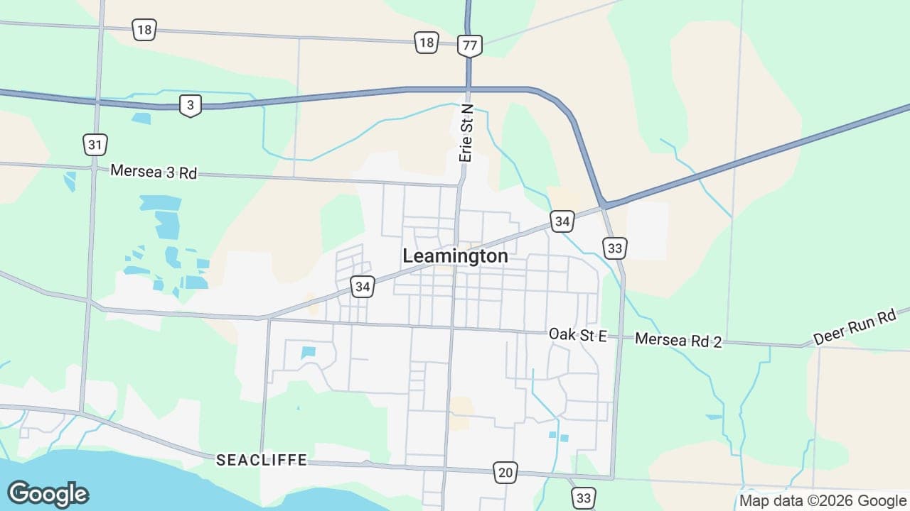 Map: Leamington