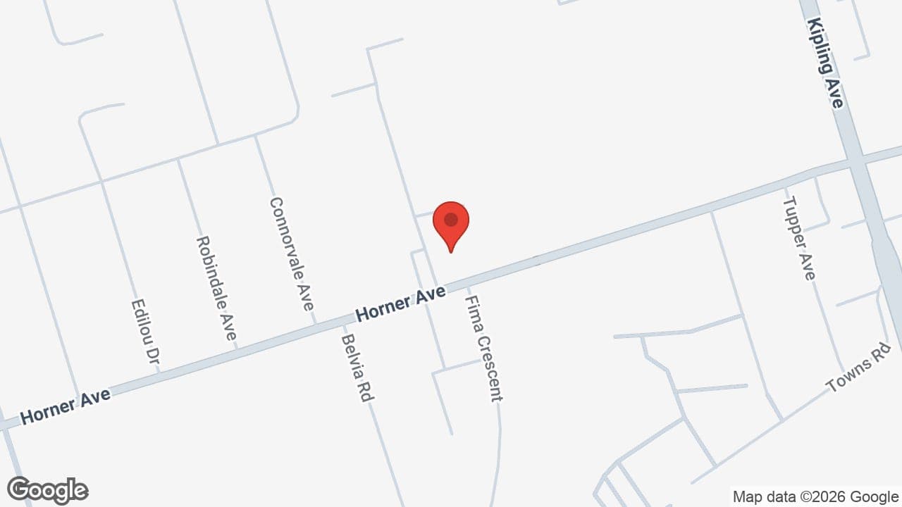 Map: Horner Ave Senior Ctr