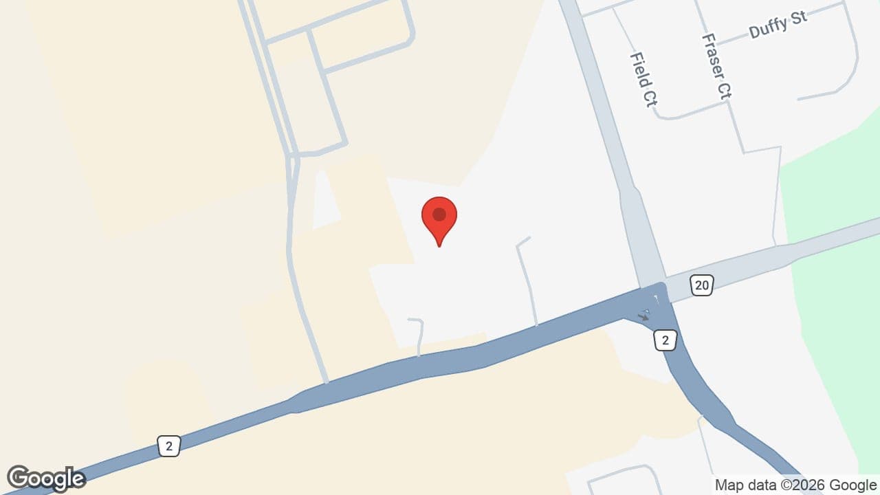 Map: Golden Plough Lodge Long-Term Care Home and NCAM