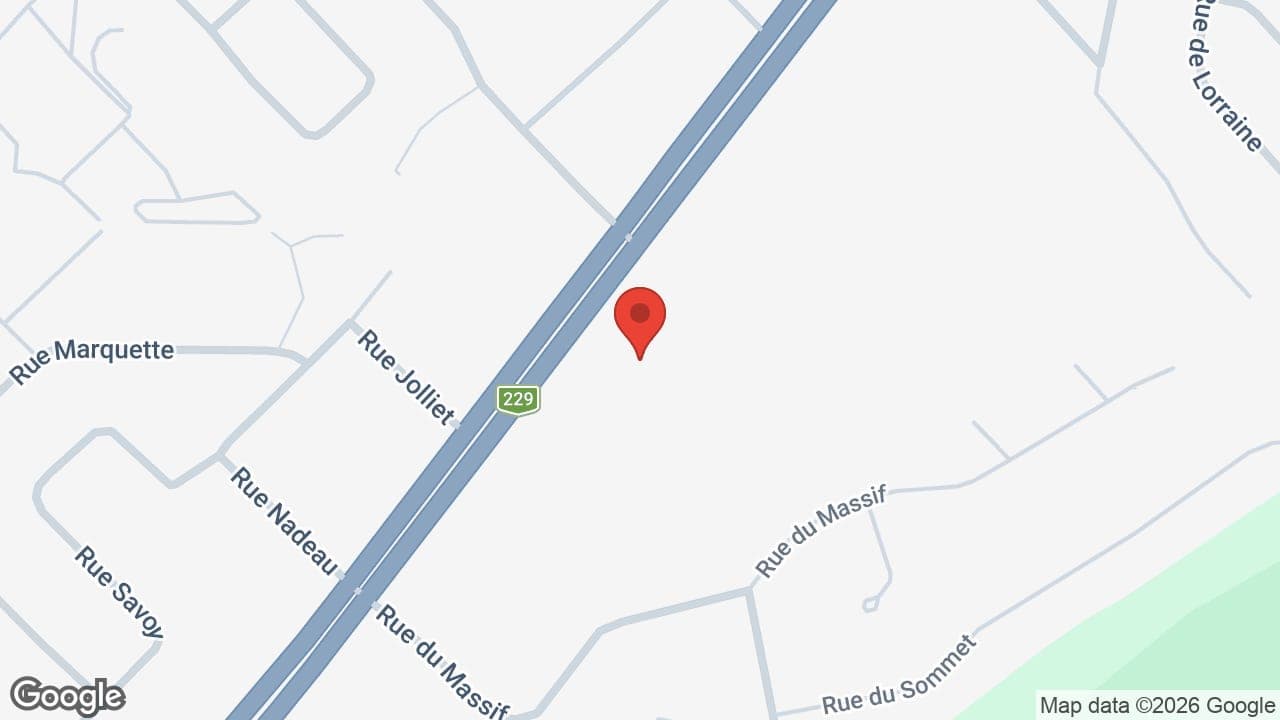 Map: Les Résidences Soleil - Manoir Mont St-Hilaire
