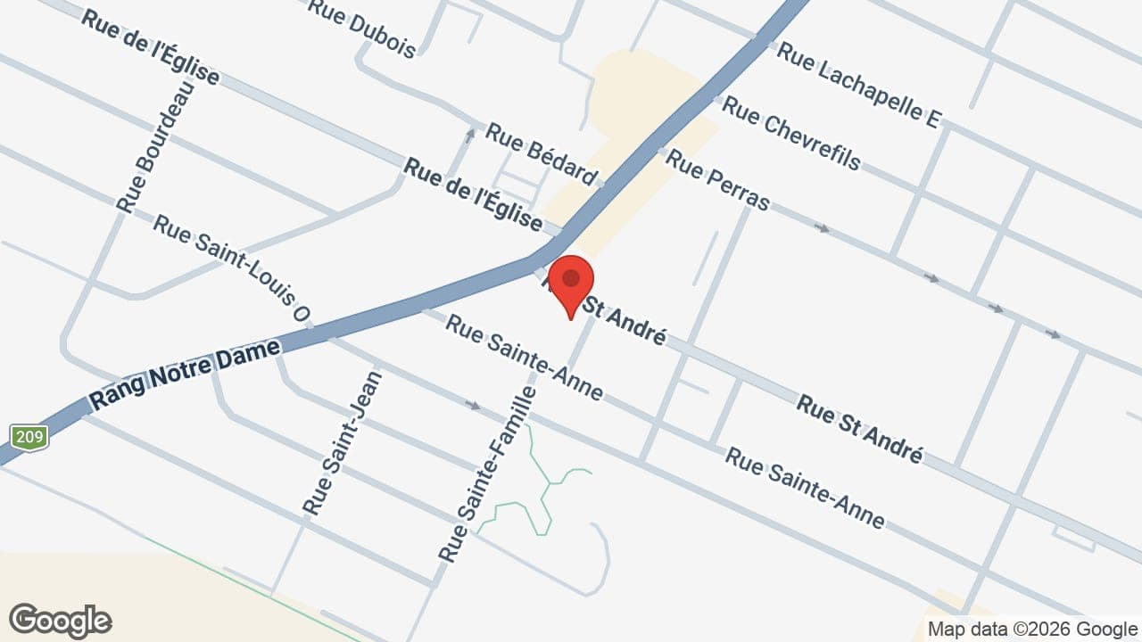 Map: Manoir St-Rémi