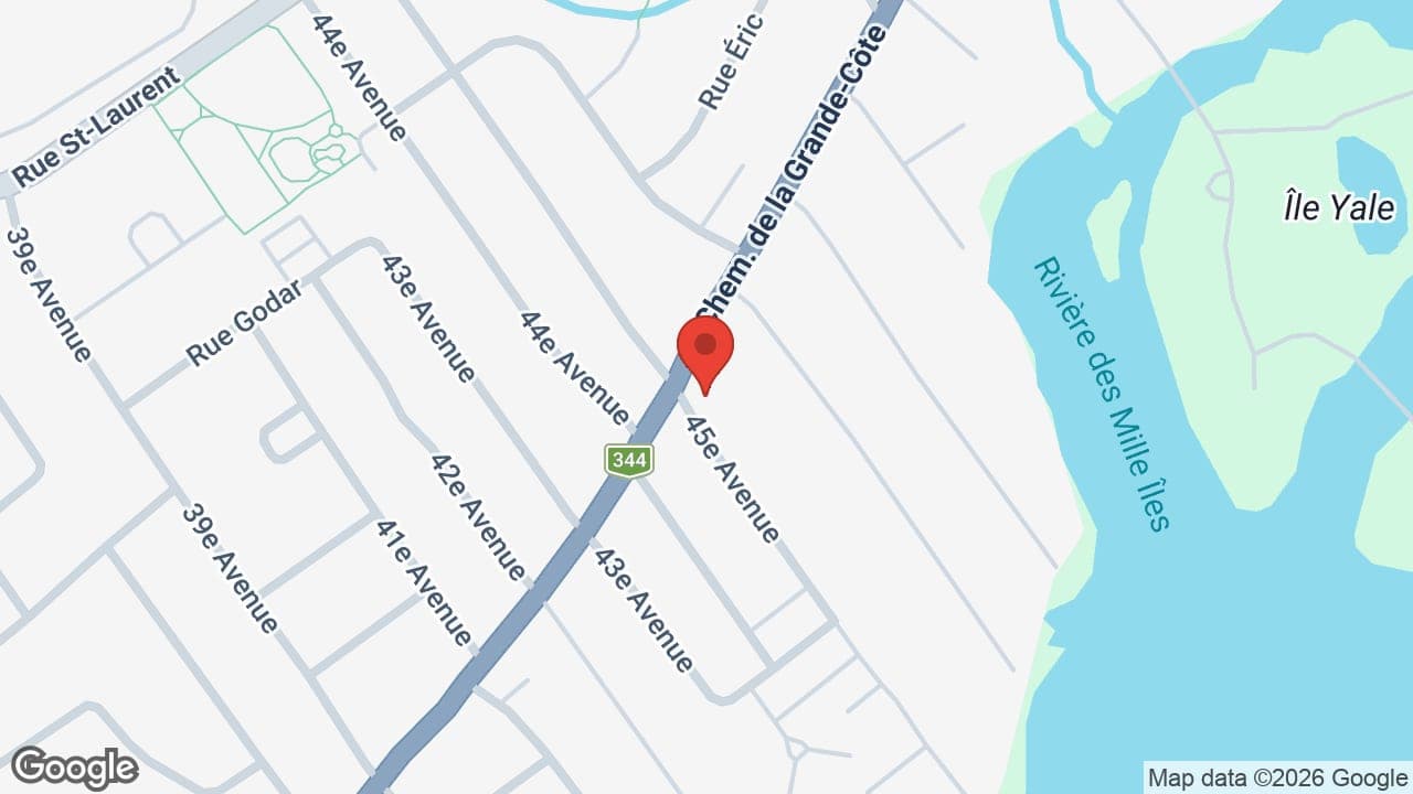 Map: Le Manoir Painchaud