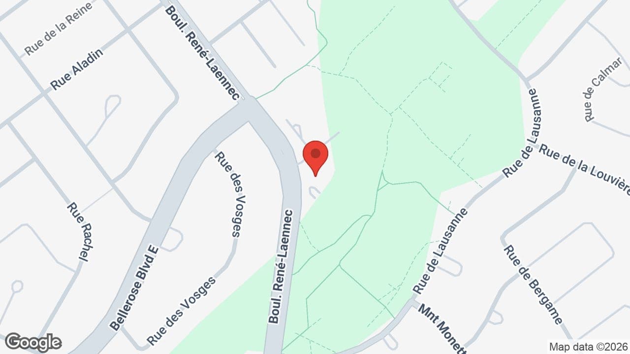 Map: Société Alzheimer Laval - Maison Francesco Bellini