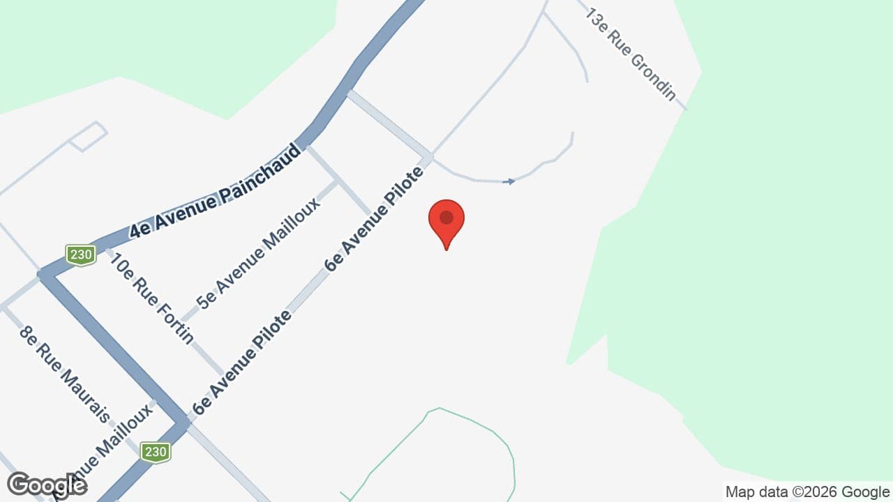 Map: Résidence des Bâtisseurs la Pocatière