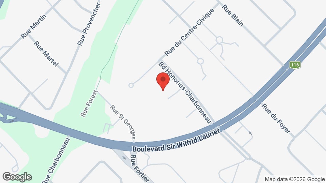 Map: Le Quartier Mont-Saint-Hilaire