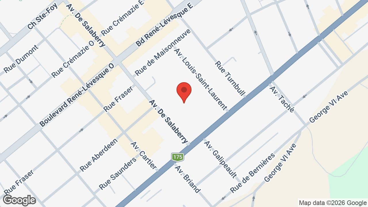 Map: Résidence le St-Patrick