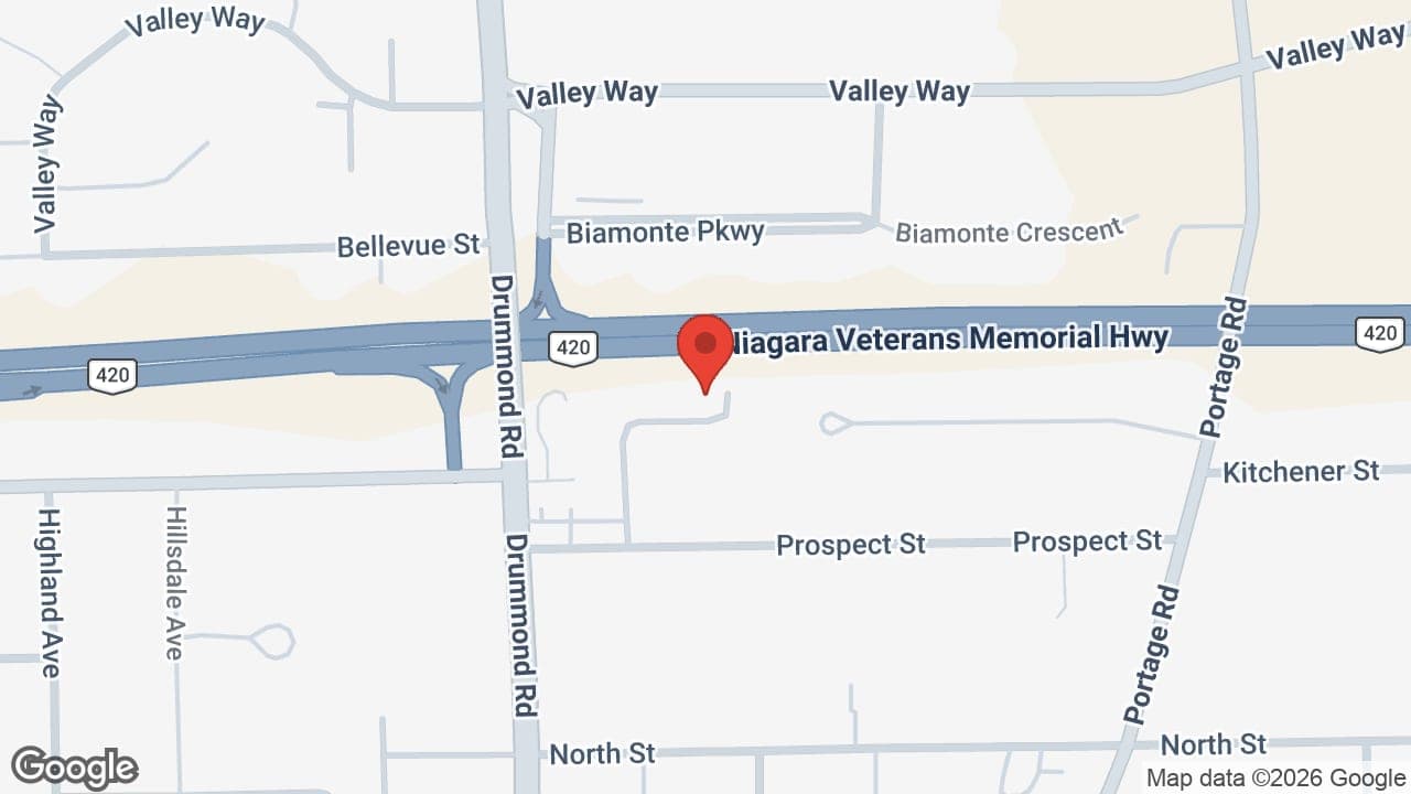 Map: Niagara Falls Non Profit Housing