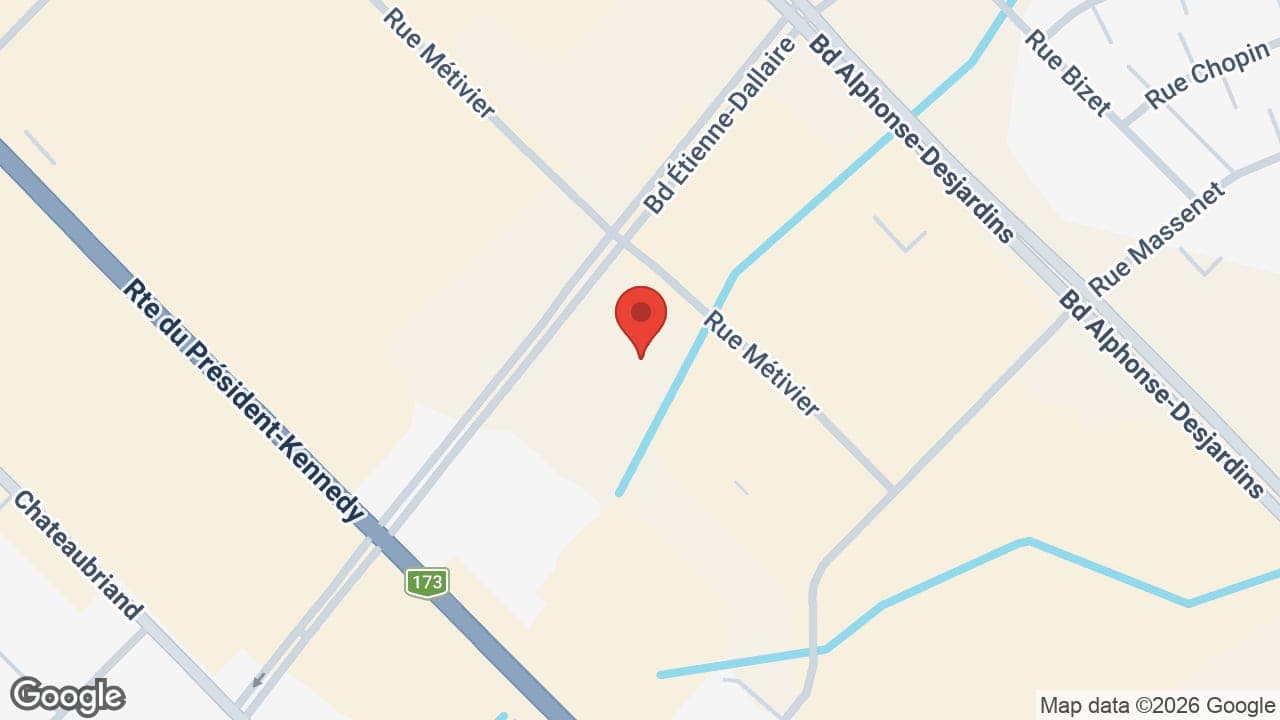 Map: Clinique de perfusion Bayshore